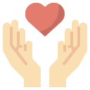 Hand Heart Care Icon